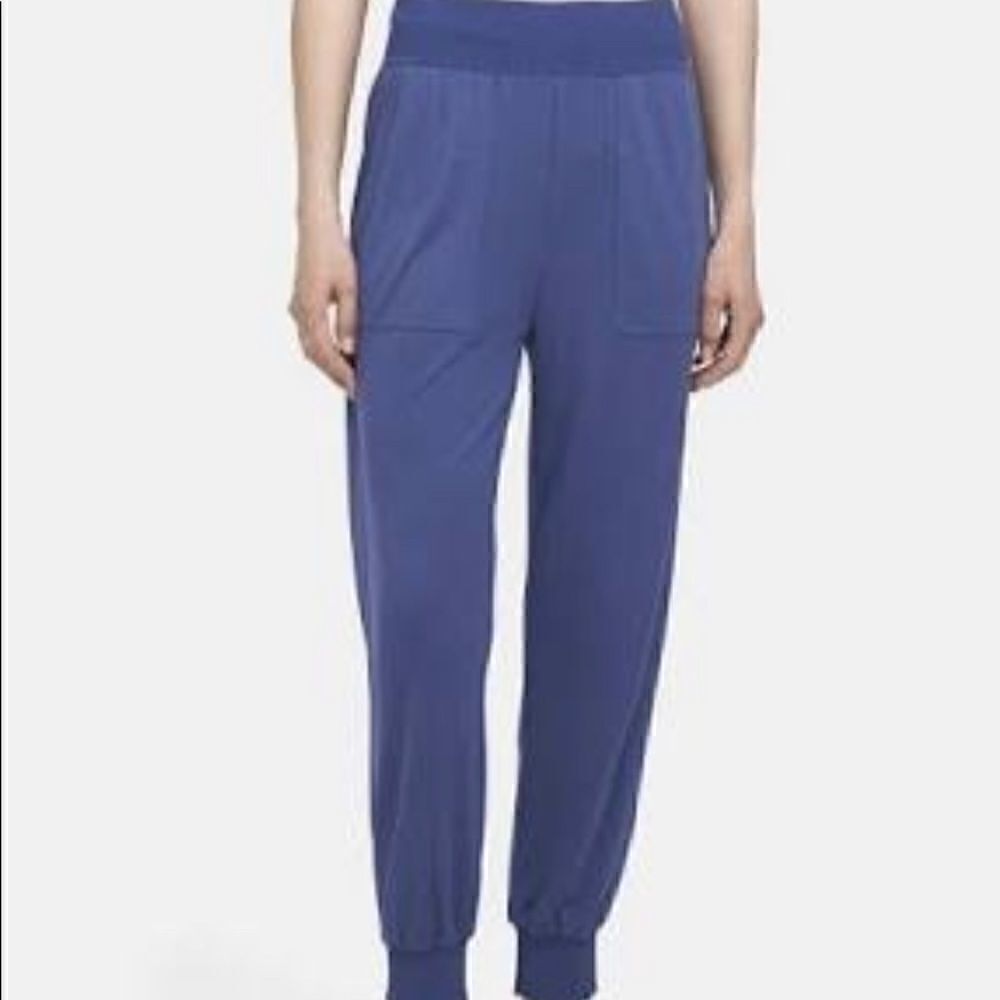 Theory blue joggers   